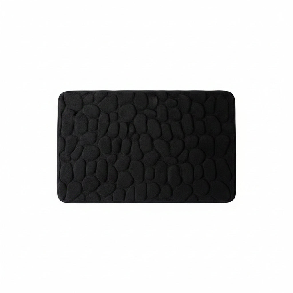 Cobblestone Embossed Bathroom Bath Mat Non-Slip Carpets in Wash Basin Bathtub Side Shower Room Floor Rug Doormat Memory Foam Pad
