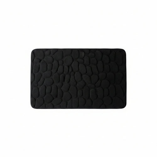 Cobblestone Embossed Bathroom Bath Mat Non-Slip Carpets in Wash Basin Bathtub Side Shower Room Floor Rug Doormat Memory Foam Pad
