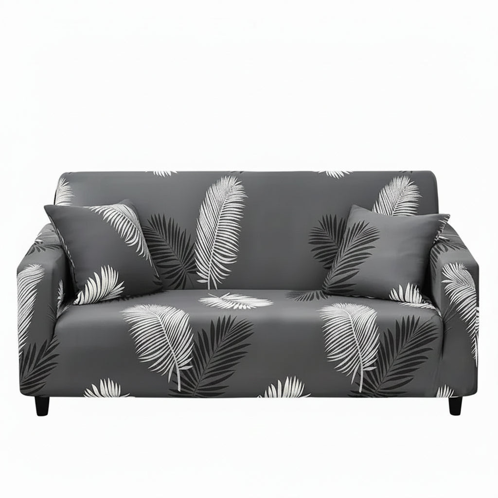 1Pc Flower Printed Elastic Sofa Cover Antidirty Spandex Sofa Cover Furniture Protector for Bedroom Office Living Room Home Decor