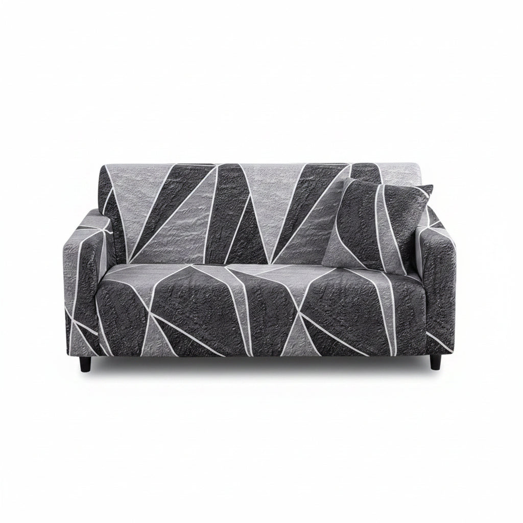 1Pc Flower Printed Elastic Sofa Cover Antidirty Spandex Sofa Cover Furniture Protector for Bedroom Office Living Room Home Decor