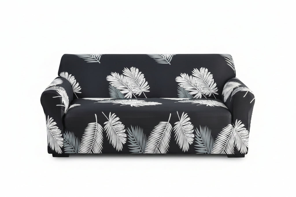 1Pc Flower Printed Elastic Sofa Cover Antidirty Spandex Sofa Cover Furniture Protector for Bedroom Office Living Room Home Decor