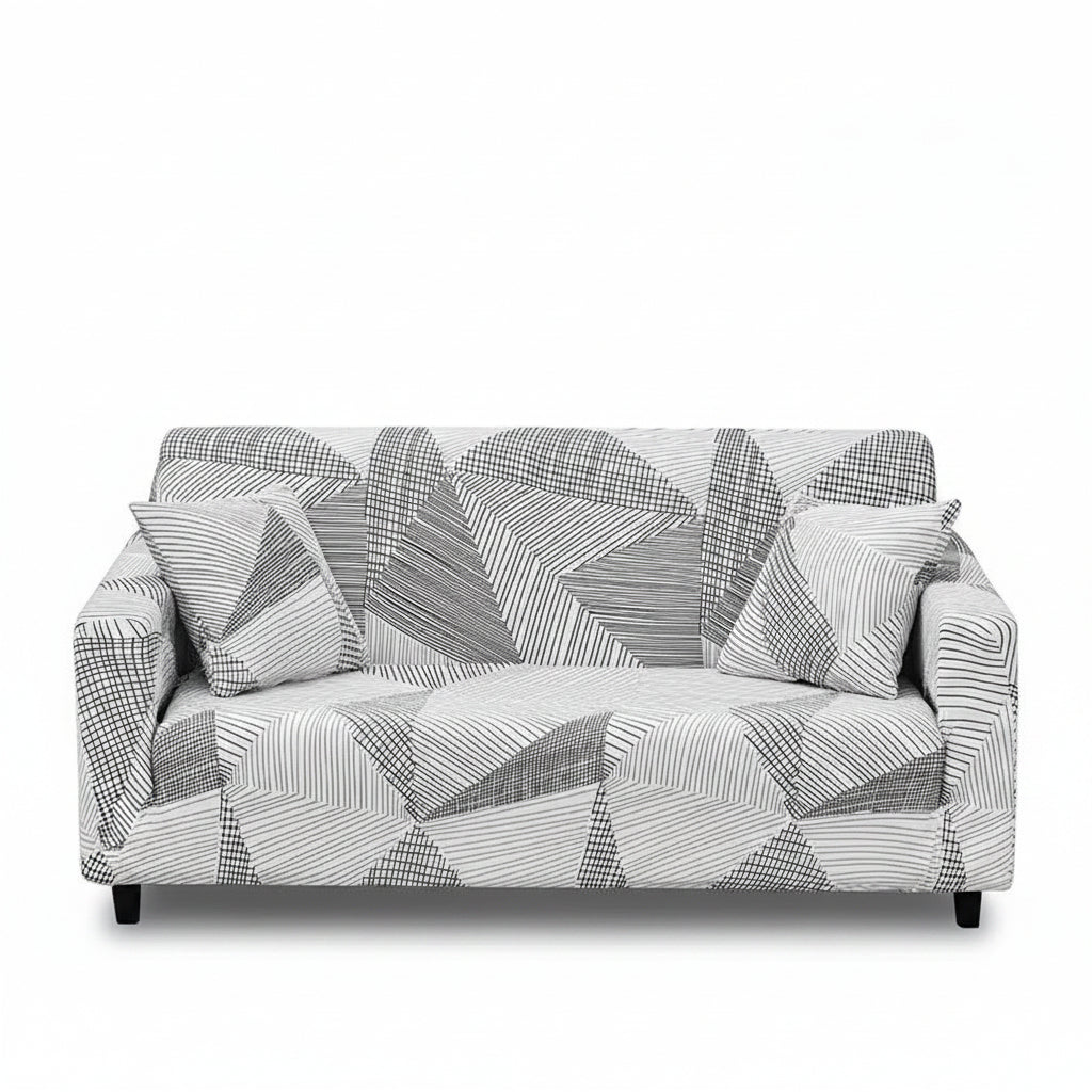 1Pc Flower Printed Elastic Sofa Cover Antidirty Spandex Sofa Cover Furniture Protector for Bedroom Office Living Room Home Decor