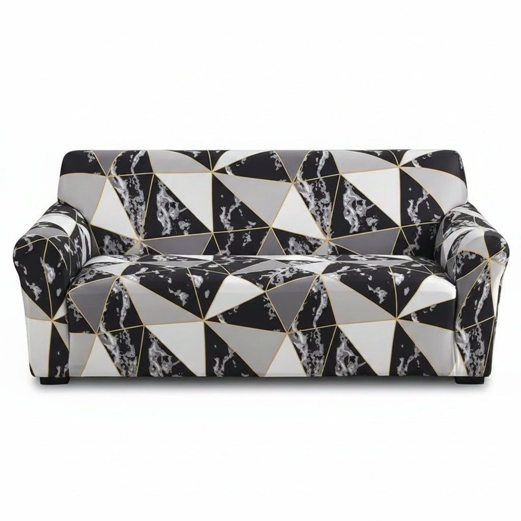 1Pc Flower Printed Elastic Sofa Cover Antidirty Spandex Sofa Cover Furniture Protector for Bedroom Office Living Room Home Decor